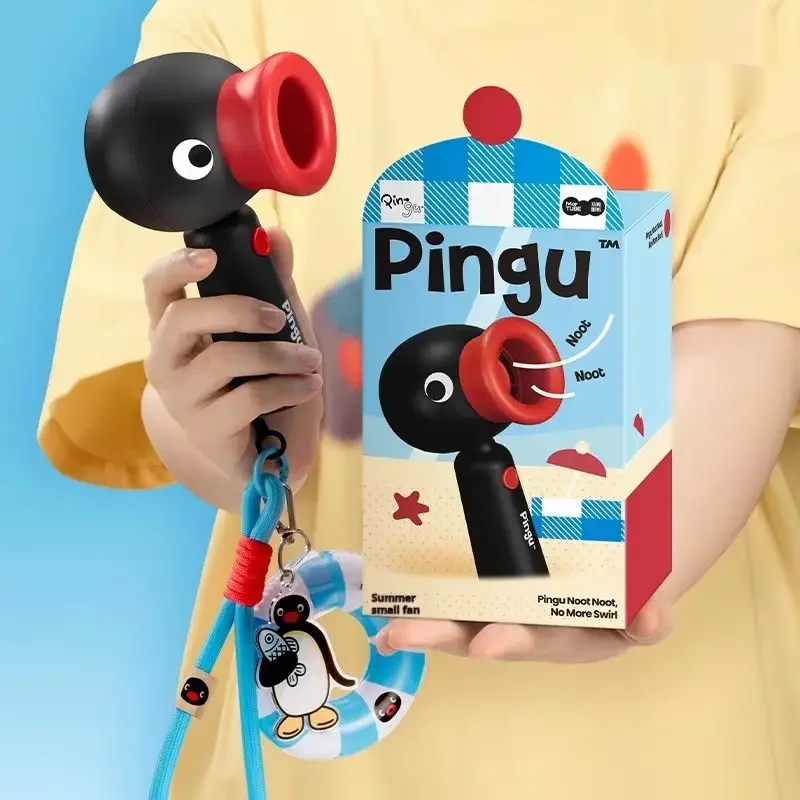 

Martube Pingu Mini Fan Anime Cartoon Handheld Summer Portable Fan For Toy Collectible Decor Gifts Box Children Birthday Gift