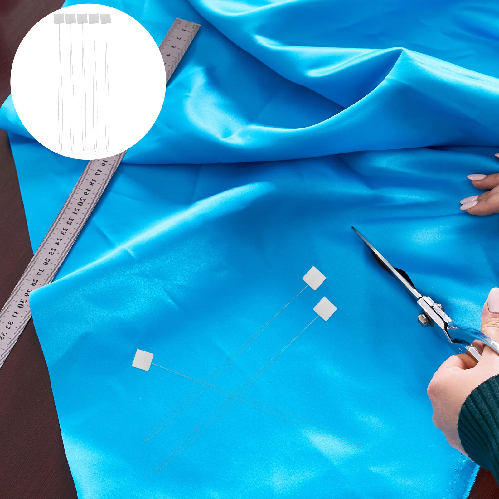 

20Pcs Steel Needle Threaders Long Wire Loop Threading Tool for Embroidery Floss Cross Stitch Sewing Craft DIY Hand Sewing Thread