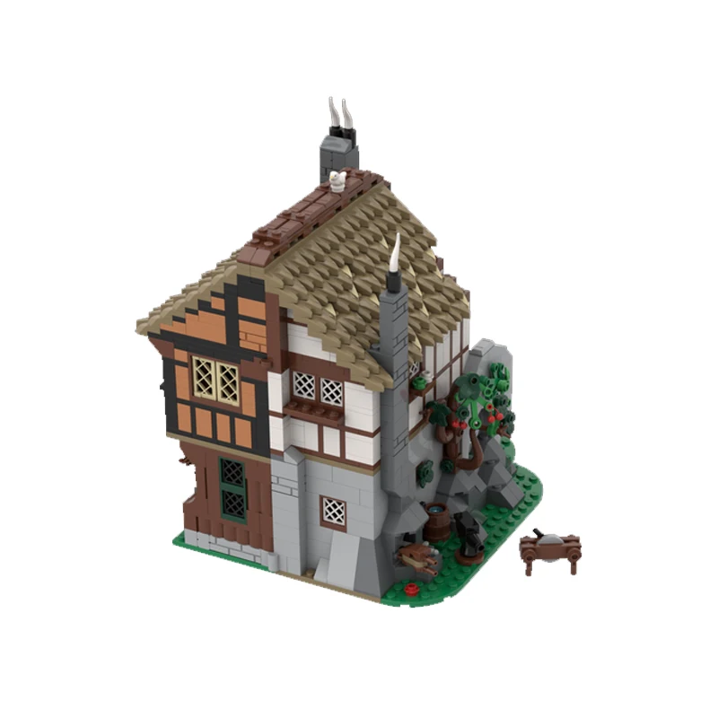 MOC Block toy Medieval Forge model 1281pcs Creative holiday gift for everyone