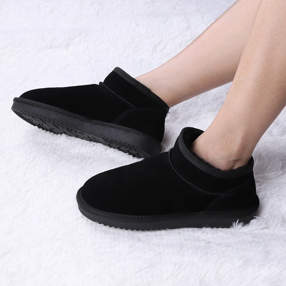 

Женские зимние ботинки, теплые зимние ботильоны, удобные нескользящие ботильоны, ботинки на подкладке из искусственного меха, термоплюшевые ботинки для занятий спортом на открытом воздухе