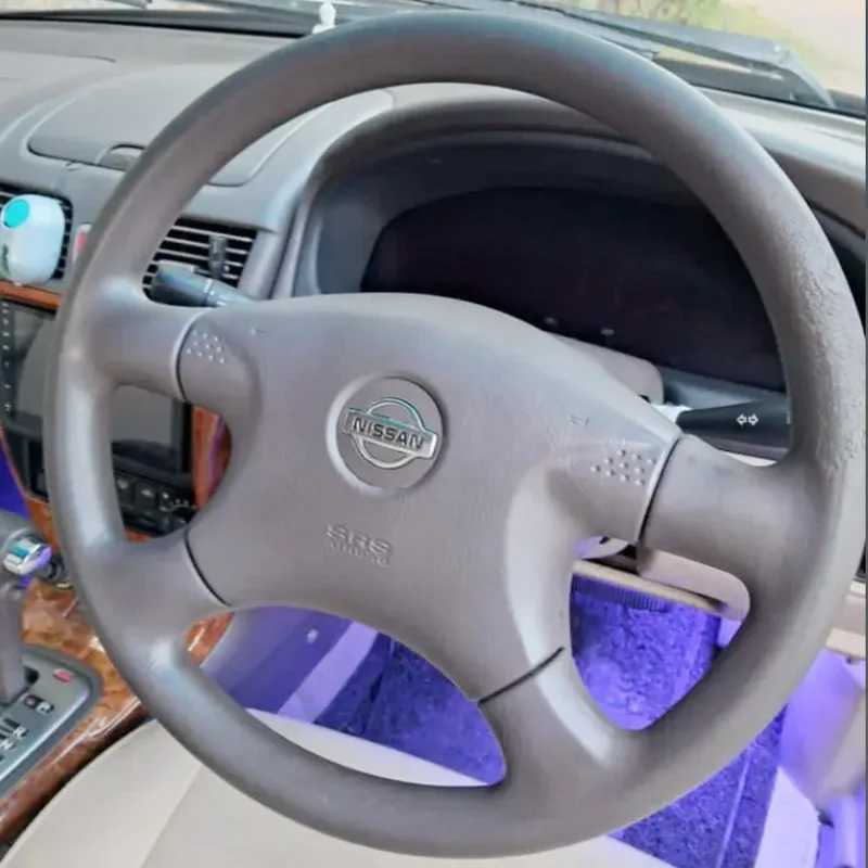 custom car Steering Wheel Cover for Nissan Sentra 2000 2001 2002 2003 2004 2005 2006 braid Full coverage non-slip accessories