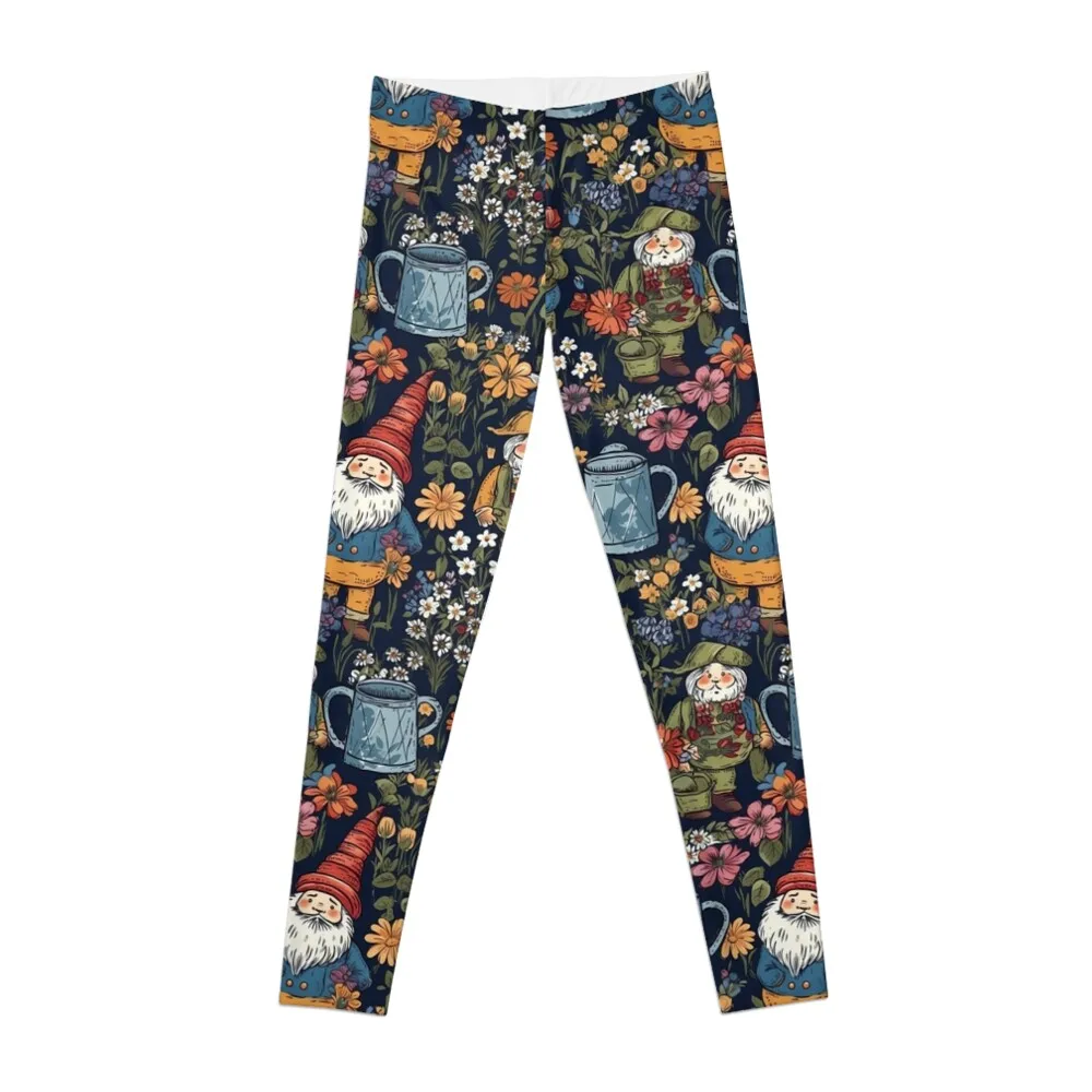 Garden Gnome Pattern Leggings active wear Clothing fitness Womens Leggings