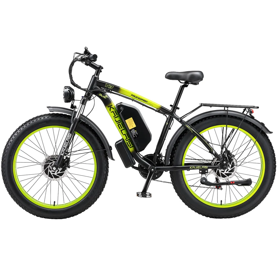 2000W Dual Motor  35MPH Dirt E-Bike 26" 48V/23Ah Electric Bike for adult image 9