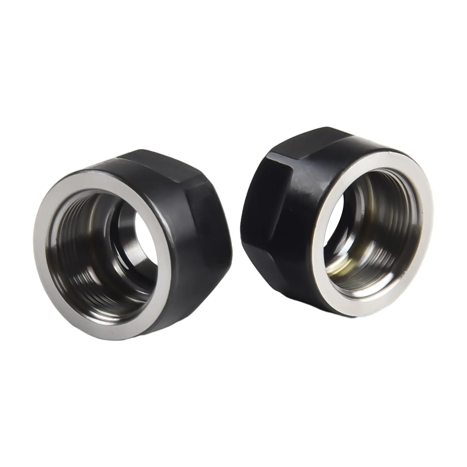 2 Pack ER11A Collet Clamping Nut, 40CR Steel Hardened A-Type Locking Nut For ER11 Milling Chuck Holder, CNC Lathe Tooling, M14x0