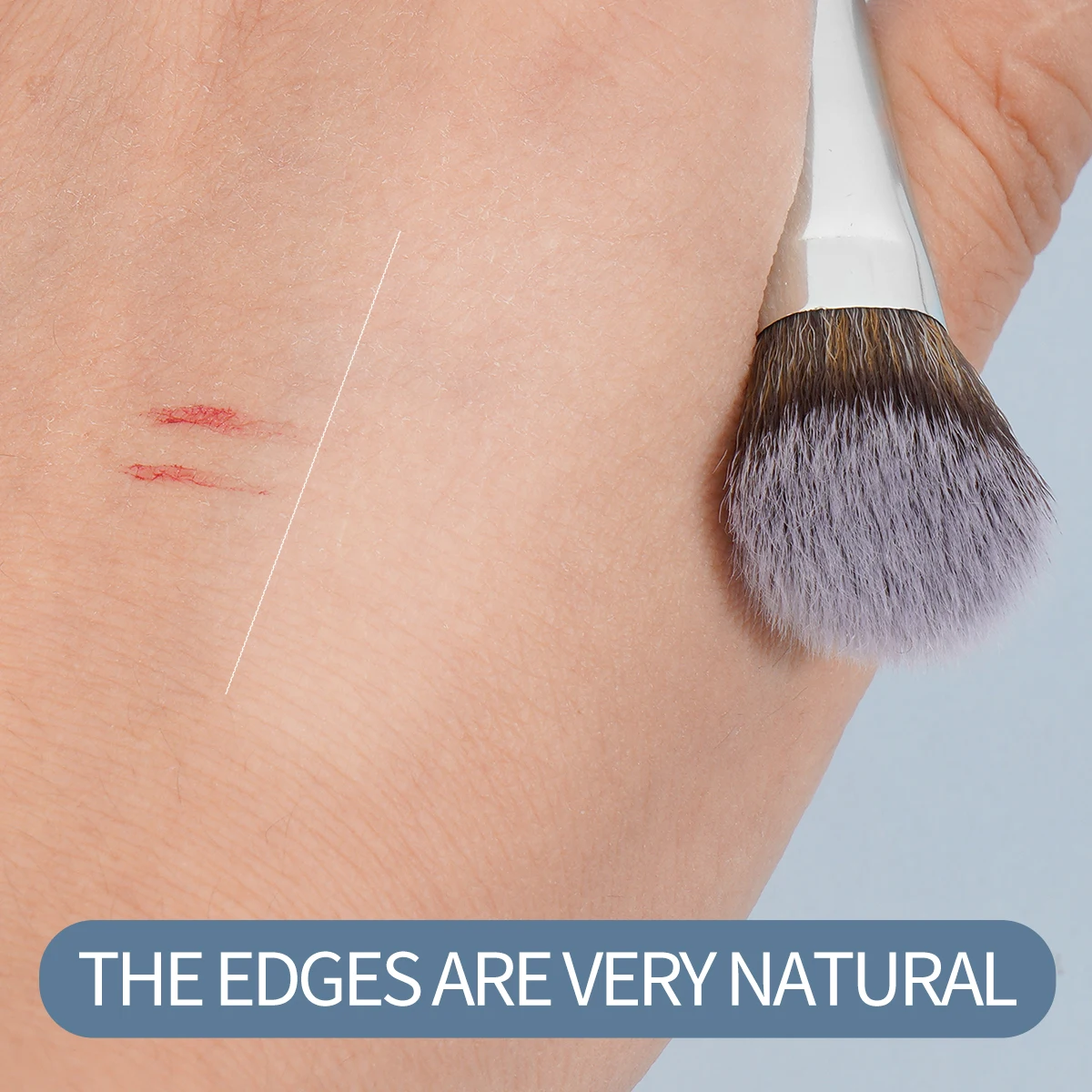 5pcs/set Foundation Concealer Makeup Brush Contour Blush Brush Flawless Under Eyes Soft Fiber Cosmetic Makeup Tools