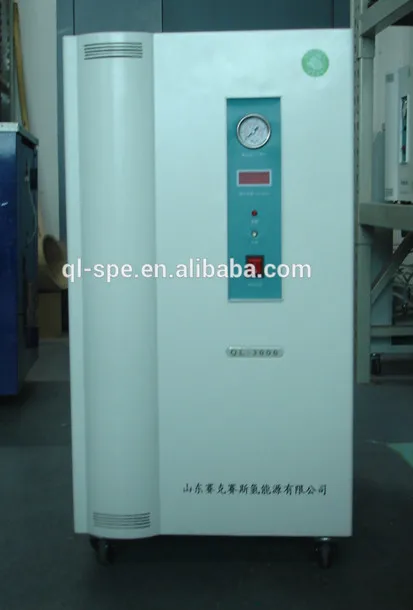 Equipo de generación de hidrógeno SPE PEM 3L/min H2 Suministro de gas de producción para uso GC FID