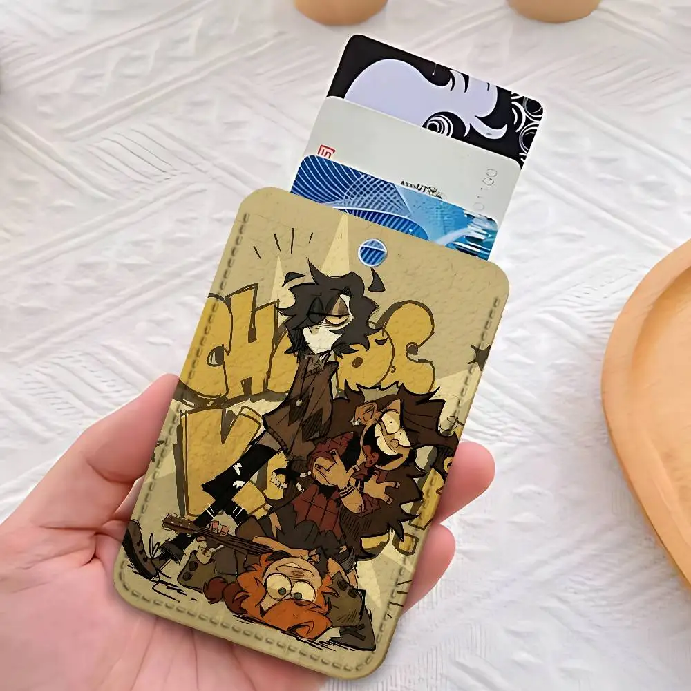 حامل مفاتيح حجري على شكل R-Ramshackles-S لبطاقات العمل والبنوك والطلاب وحافظة واقية لبطاقات الحافلات