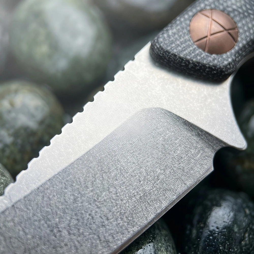 Dacian BM 203BT/203-1 Fixed D2 Blade Knife with Sheath EDC Pocket Cutter for Jungle Tour Camping Fishing Backpack Fruit Knife view 5