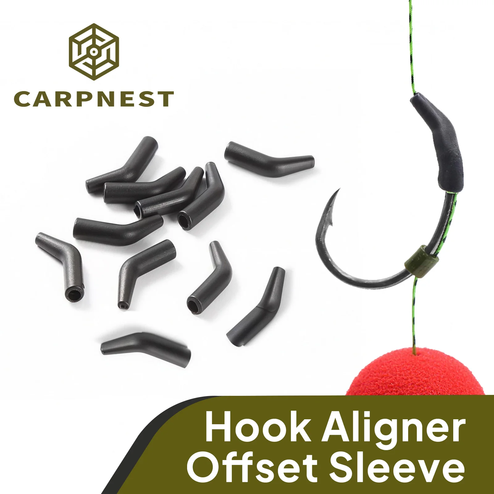 CARPNEST Carp Fishing Hook Kicker D-Rig Aligner Anti Tangle Sleeve Terminal Tackle Accessories