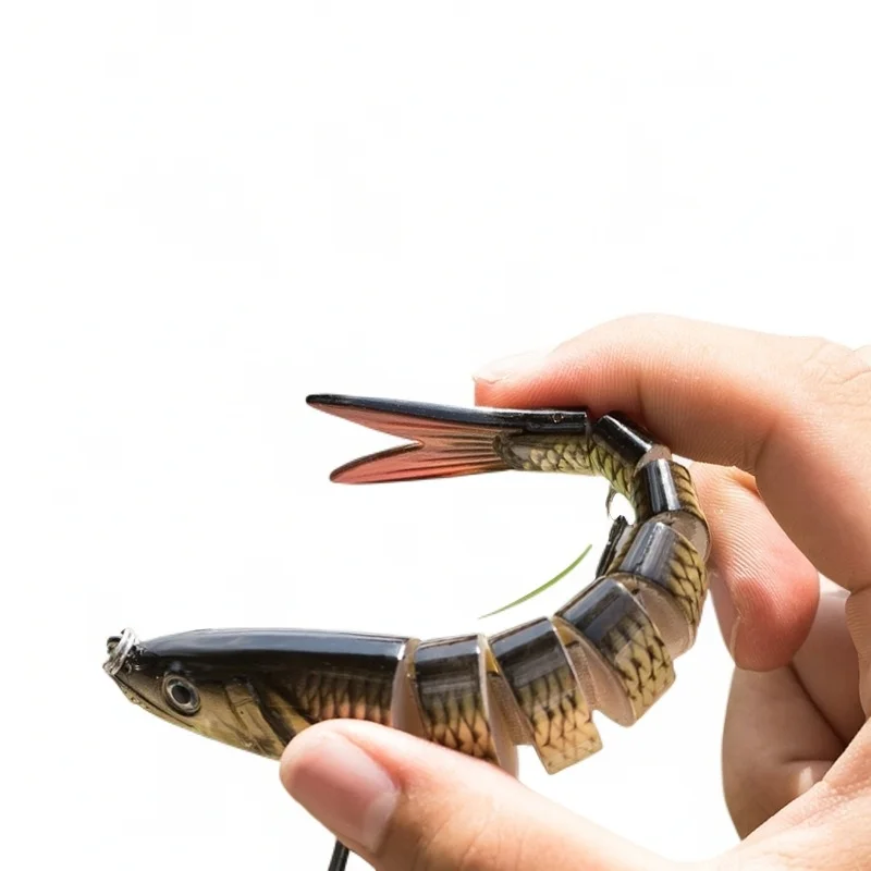 

13cm/19g Pike Wobblers for Fishing Artificial Bait Hard Multi Jointed Swimbait Crankbait Lifelike Fishing Lure Tackle