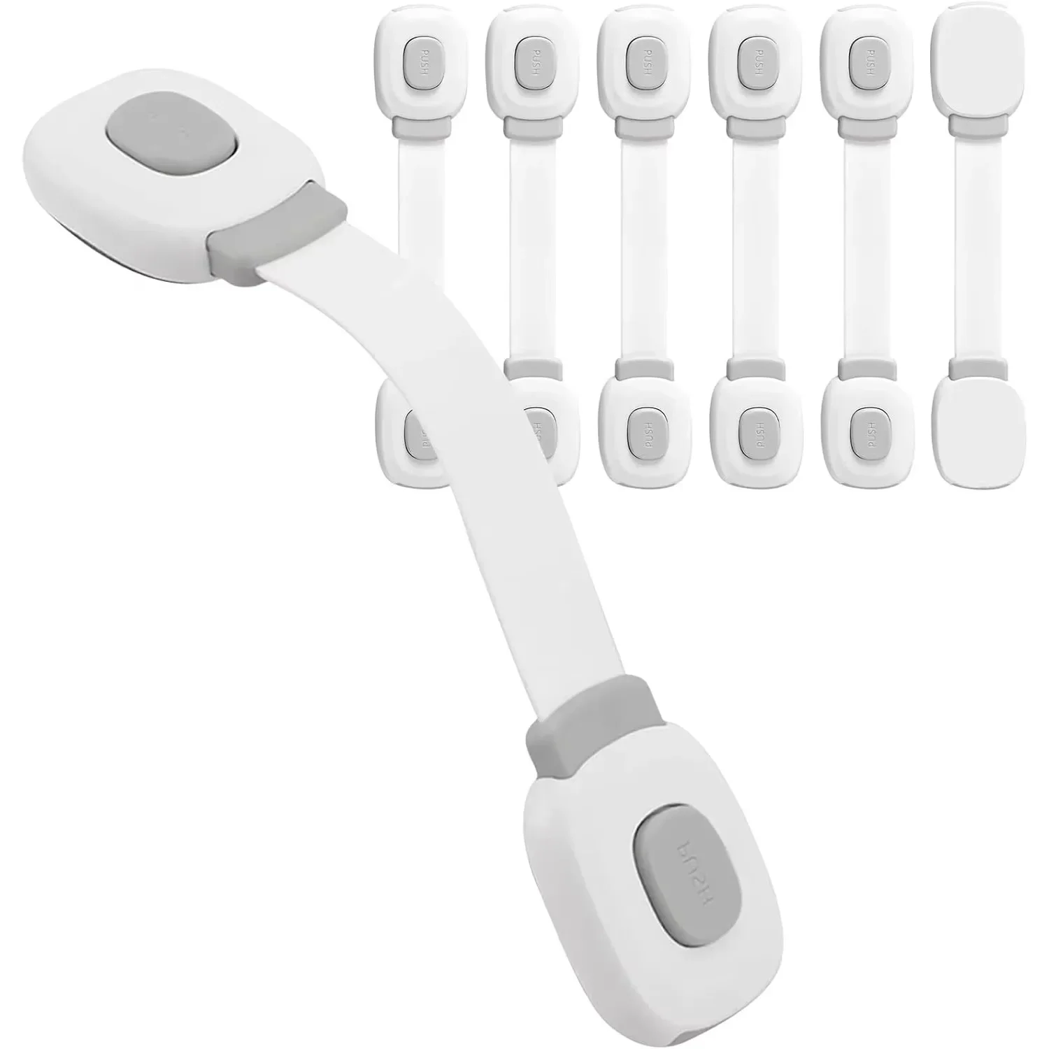 

3/5/8Pcs Baby Cabinet Locks Child Safety Protection Drawer Locks Household Child Anti-pinch Anti-window Safety Protection Locks