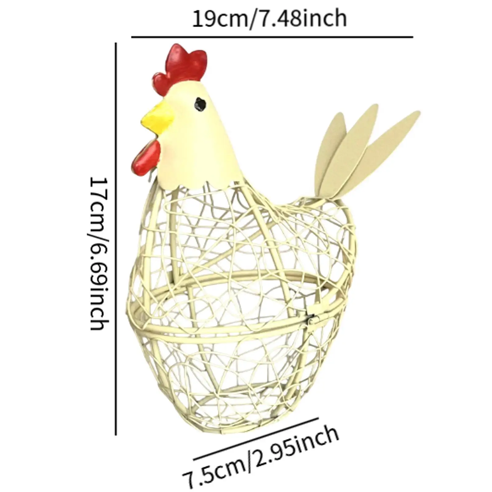 Egg Holder Small Household Serving Tray Fruits Vegetables Rack Chicken Shape
