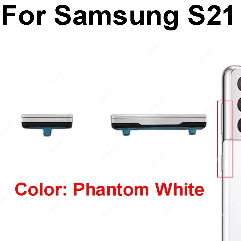Volume Side Button Use For Samsung Galaxy S21 Plus Ultra FE G990F G996B G990B G998B On/Off Power Button Replacement Repair Parts image 5