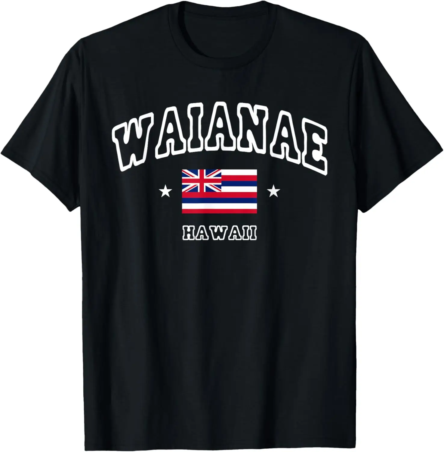 

New t-shirt - Retro Waianae Hawaii HI Flag Throwback Athletic T-Shirt