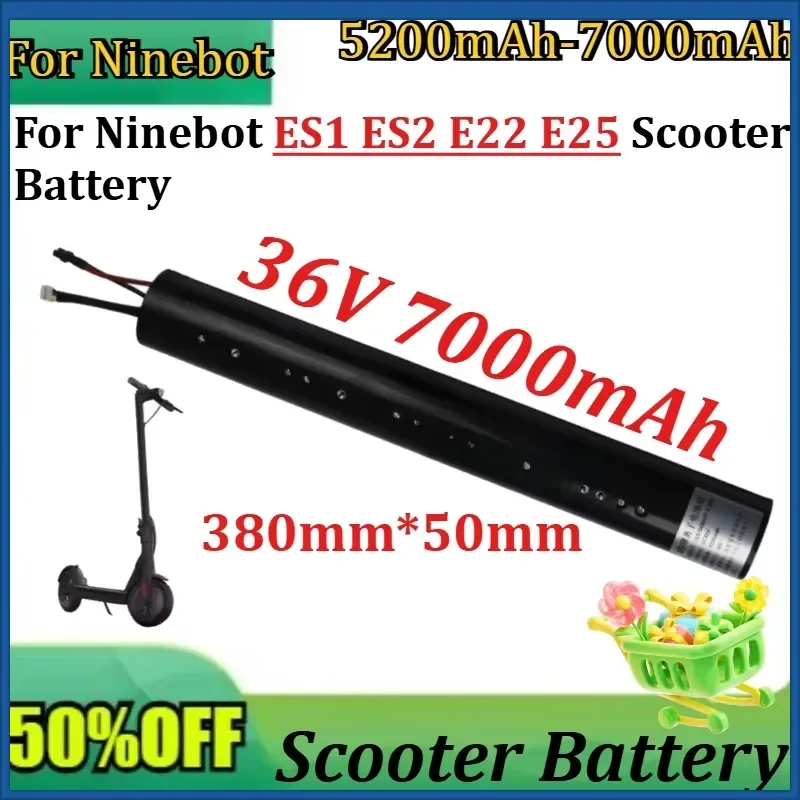 

New 10S2P 36V 7000mAh High Quality Battery for Ninebot ES1 ES2 E22 E25 Scooter Battery 36V Built-in Battery
