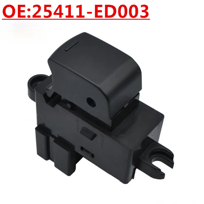 OE: 25411-ED003 Подходит для переключателя подъема стекла Nissan OE: 25411-ED003 Подходит для переключателя подъема стекла Nissan