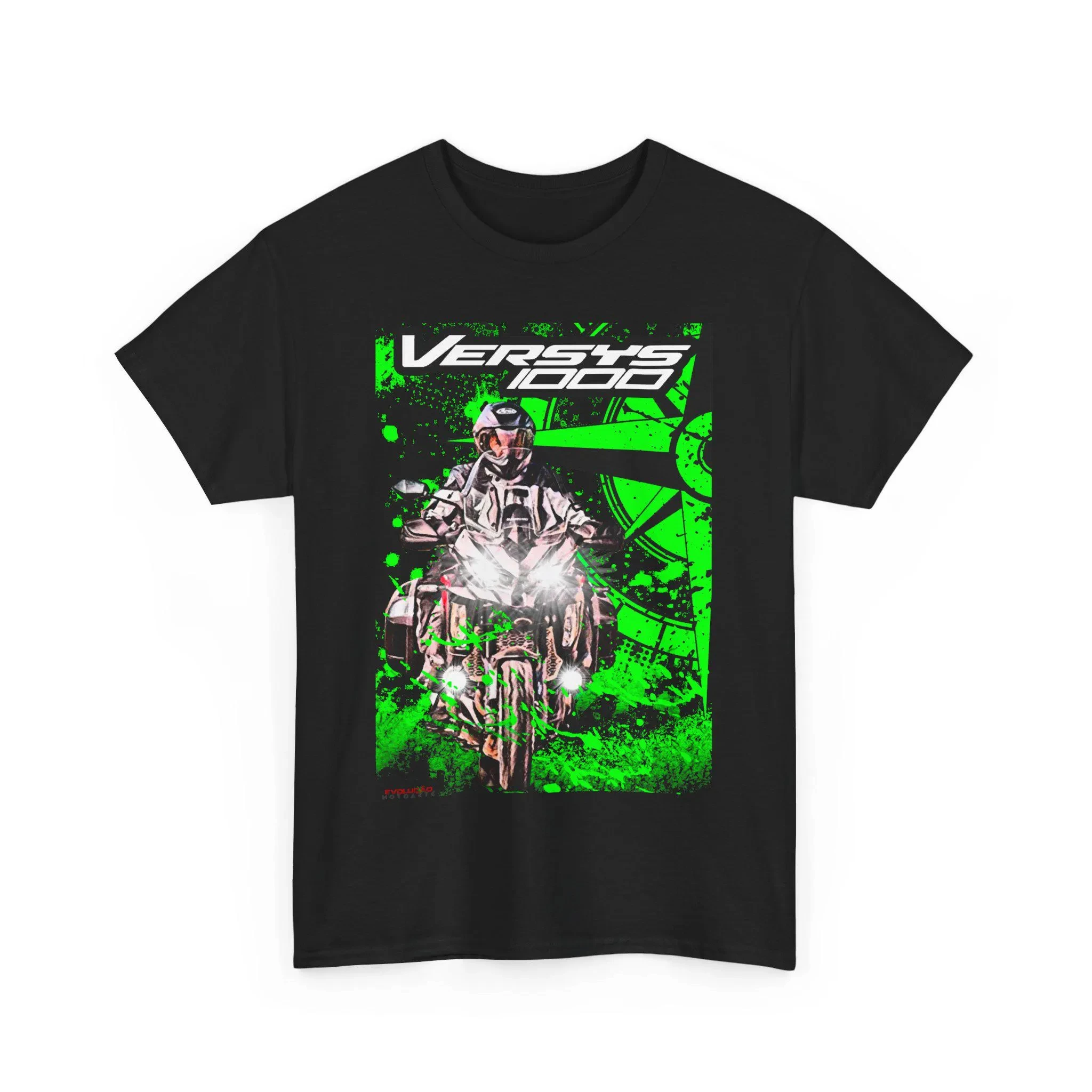 

Kawasaki Versys 1000 Printed Cotton T-shirt Summer Men's and Women's Harajuku Clothing Fashion Casual Motorcycle T-shirt Unisex