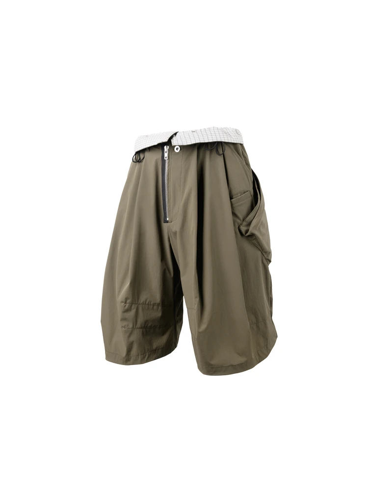 INCONSTANT 25SS techwear Cropped Pants shorts Scimitar Pant black fashion cargo Avocado Green fashion streetwear