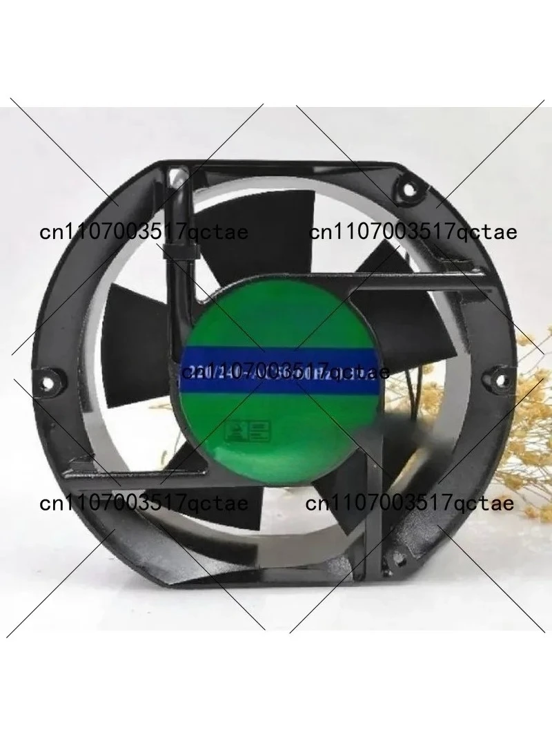 AC 240V 0.19A 172x150x51mm 2-Wire Cooling Fan for Electronics, Server Rack, Power Supply