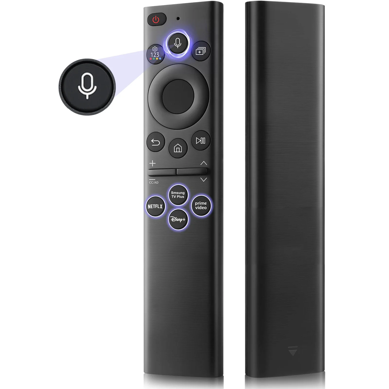 New BN59-01385A Voice Remote Control Universal for Samsung Smart TV,Fit 2019-2026 The Frame Crystal UHD Neo QLED 4K TV NO Solar