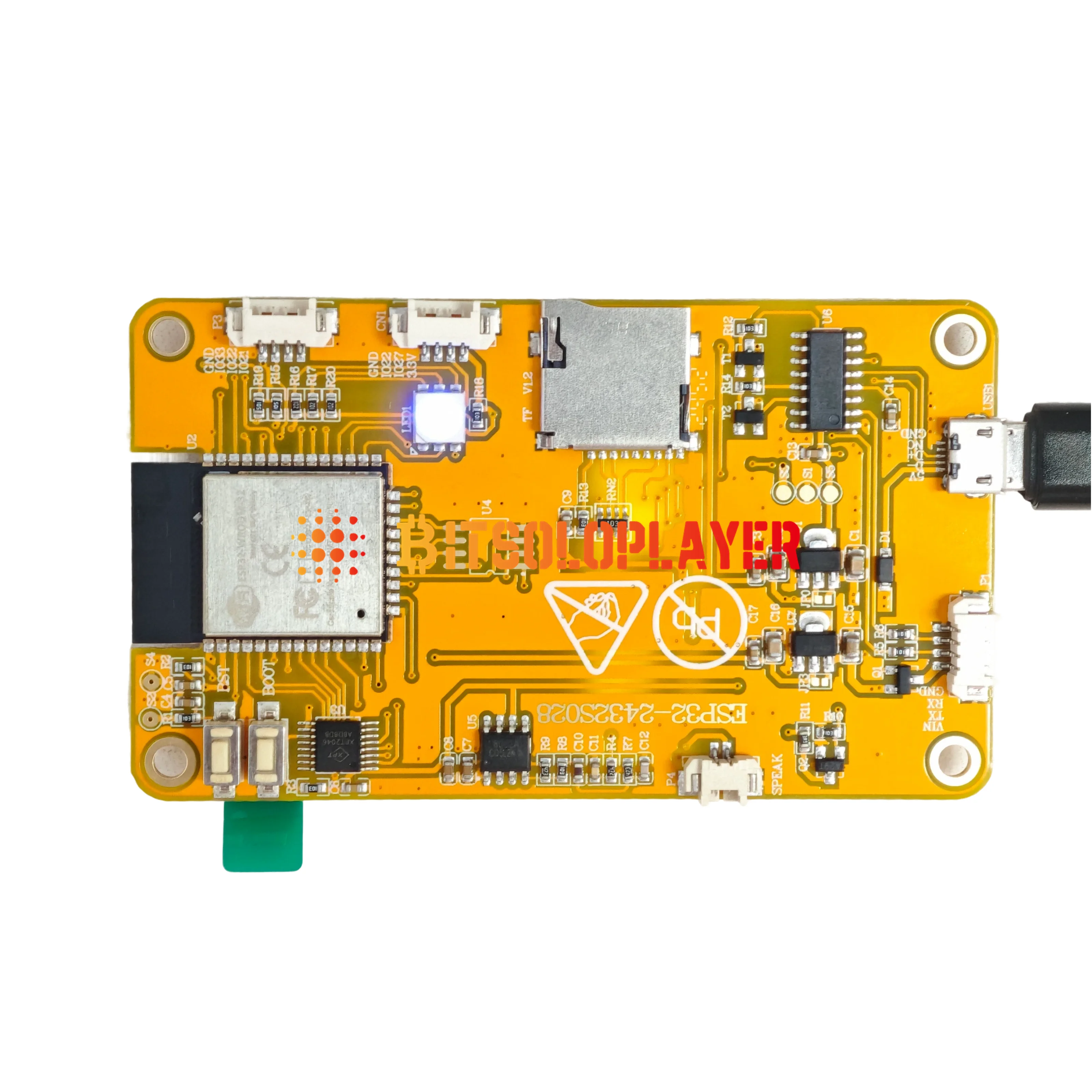 Bitcoin Nerd Miner V2.0 ESP32 2,8 inch Smart Touch Display BTC Solo Miner 350K/S Win Jackpot Bitcoin Mining Machine