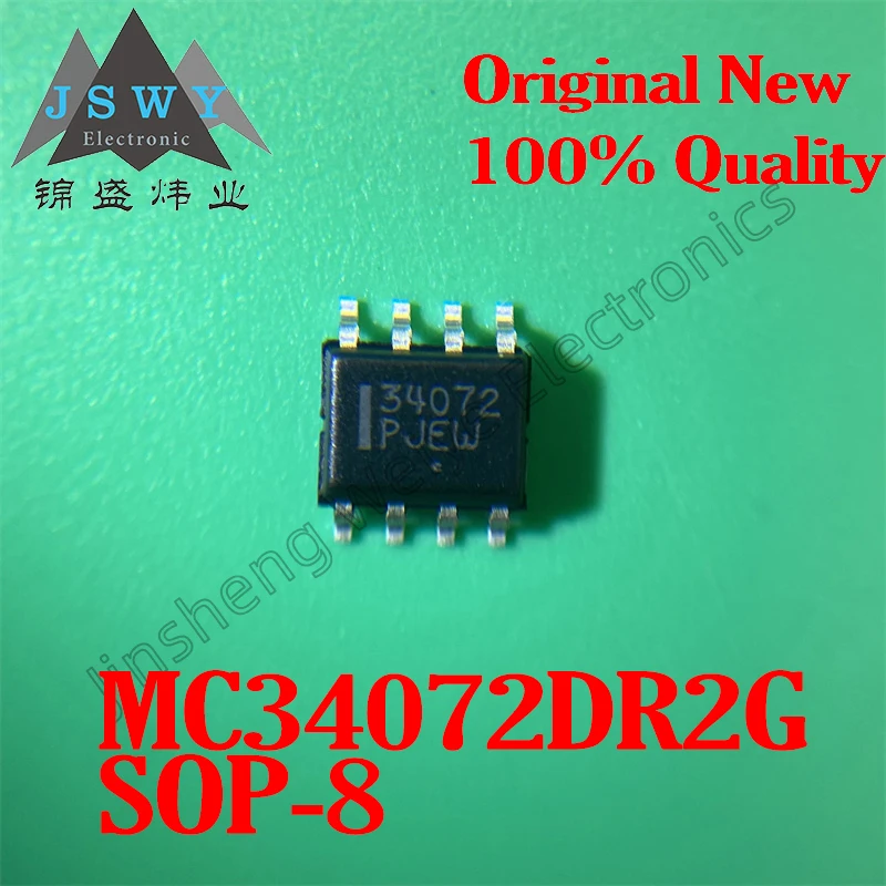 

(20/50pcs) MC34072DR2G 34072 SOP-8 MC34072 Dual Operational Amplifier Chip Spot Original New Stock Fast Delivery