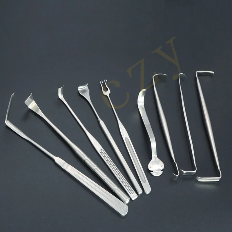 

Beauty Plastic Stainless Steel Pull Hook Eyelid Eye Bag Nose Comprehensive Nasal Deep Skin Tissue Double Head Pull Hook