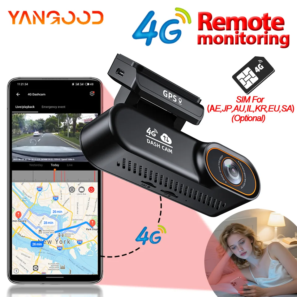 Yangood Dashcam Lte…