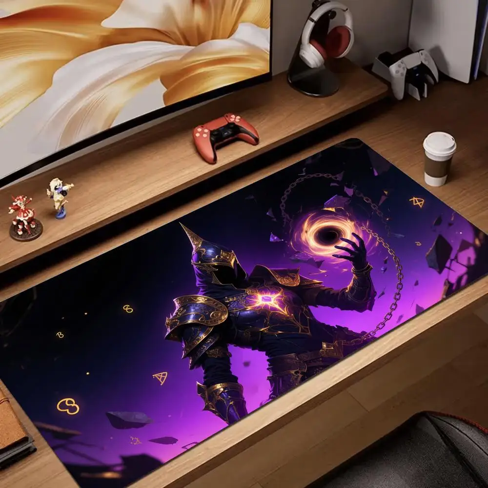 

Super cool magic warrior Mouse Pad rubber anti-slip Desk Mat gamer pc accessories Gaming mat mousepad suitable for work and game