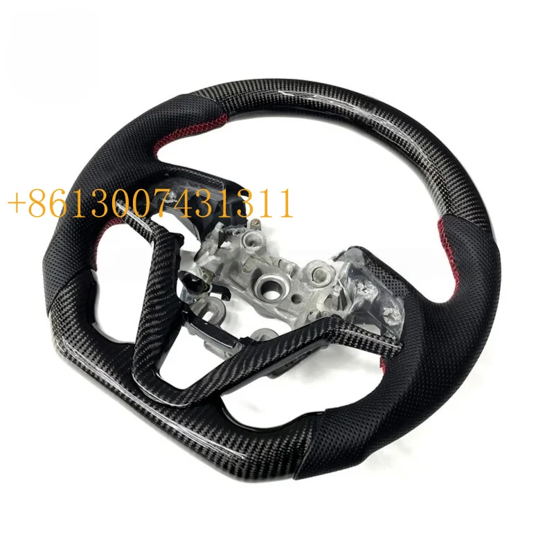 FactoryLightweight Carbon Fiber Steering Wheel Tucson Elantra Avante with Custom Textures Enhanced Grip Shock Absorption