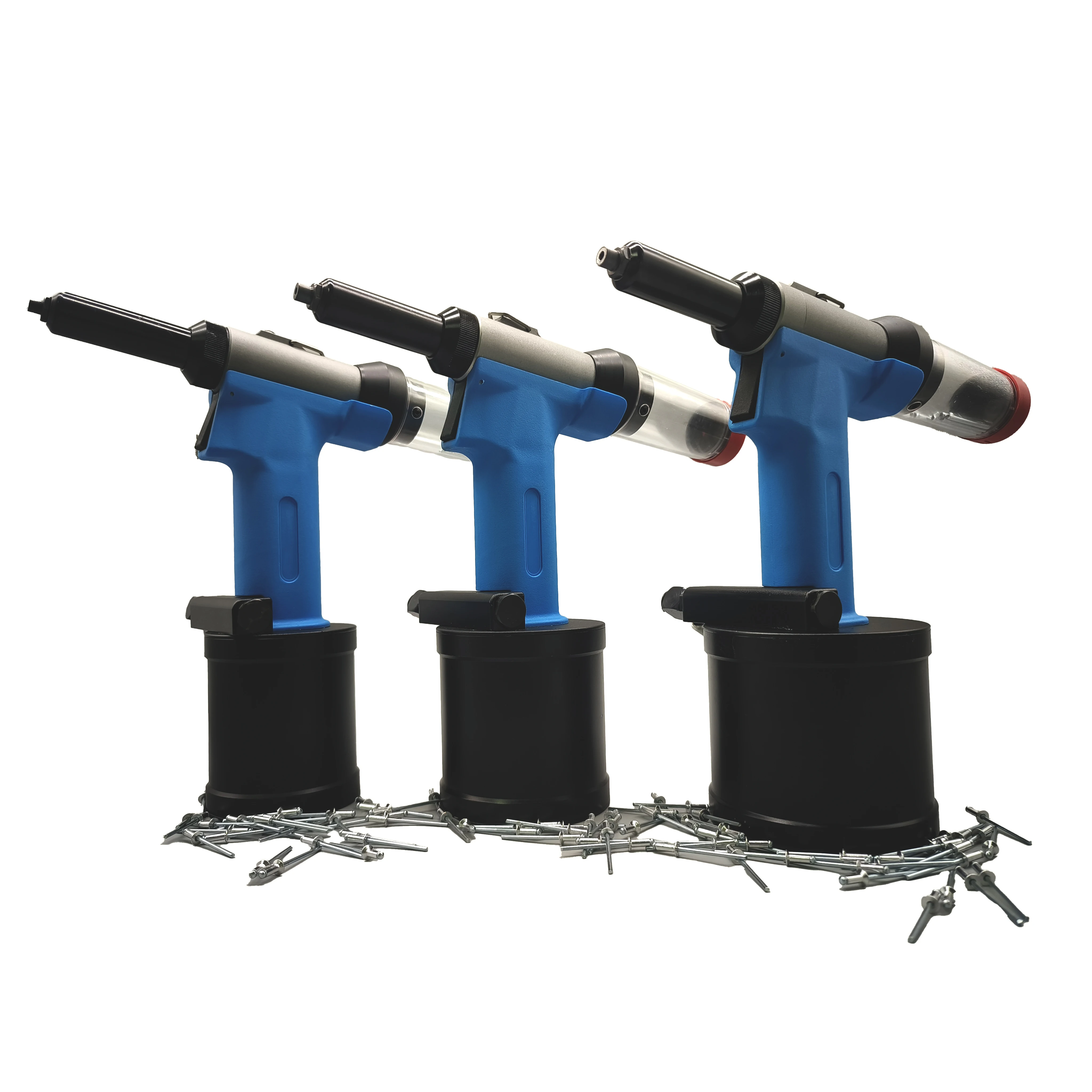 Kit rivettatrice pneumatica manuale automatica di facile utilizzo Pistola per rivetti idraulici per strumento efficiente per l'inserimento del piercing