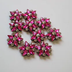 10pc/lot Glass rhinestone Star beaded patches for clothing DIY  sequins Sew on patch embroidery appliques parche ropa