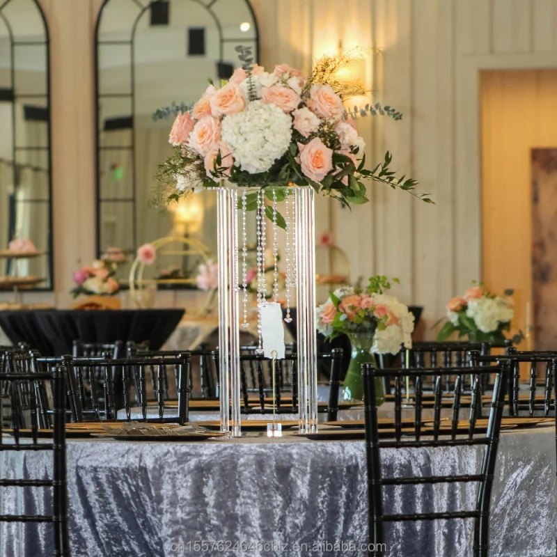 custom.ZM002 Elegant 235 Modern Acrylic Flower Stand - Wedding Table Centerpiece Stylish Event Decor