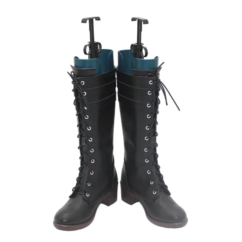 

NewLynette Game Genshin Impact Косплей Опора Хэллоуин Карнавальные ботинки Обувь из искусственной кожи на заказ 2021; s'6,y; 9'b,5;