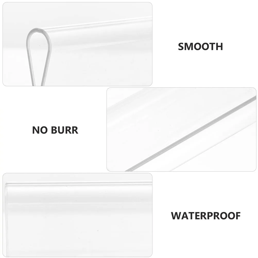 

2 pcs Roller Blind Accessories Plastic Cloth Clip Shade Pull Replacement Parts Blinds Curtains Transparent Roller