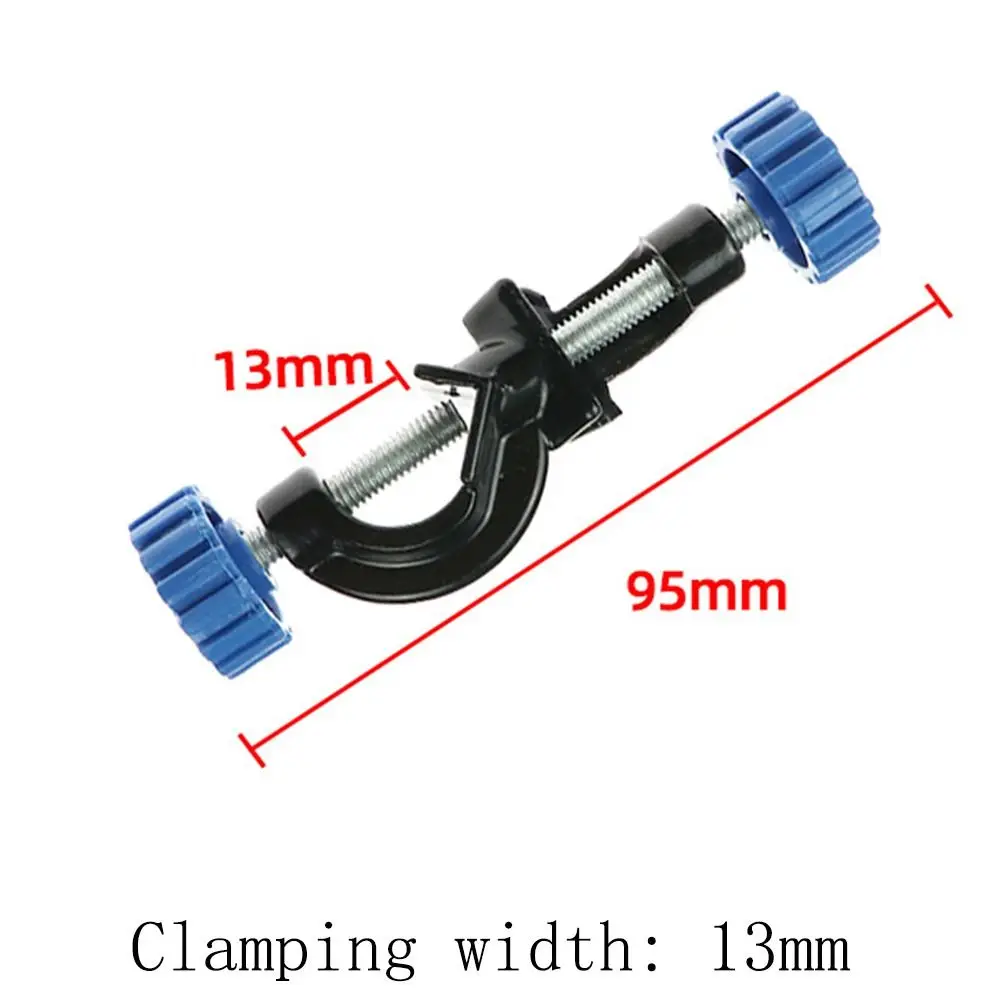 Lab Stand Clamp Holder, 4 Pack, Aluminum Alloy Right Angle Lab Stand Clamp Holder with Boss Head Rods up to 18mm in Dia