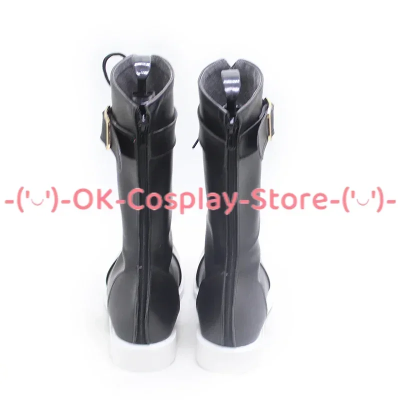 [Angepasst] Vtuber AZA Cosplay Schuhe Anime Spiel Roleplay Kostüm Prop Halloween Karneval Party PU Leder Stiefel