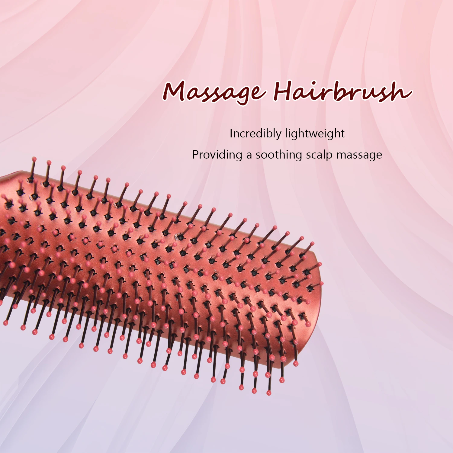 4 Farben 9 Reihen Haarbürste Entwirren Haarkamm Kopfhaut Massage Kämme Lockige Friseursalon Styling Werkzeuge