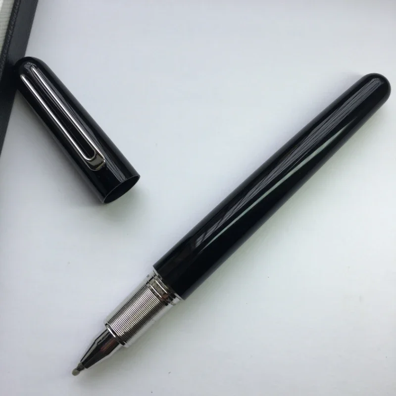 عالية الجودة نافورة الرول الكرة القلم التيتانيوم معدن طبعة محدودة MB سلسلة المغناطيسي إغلاق غطاء الأقلام #6