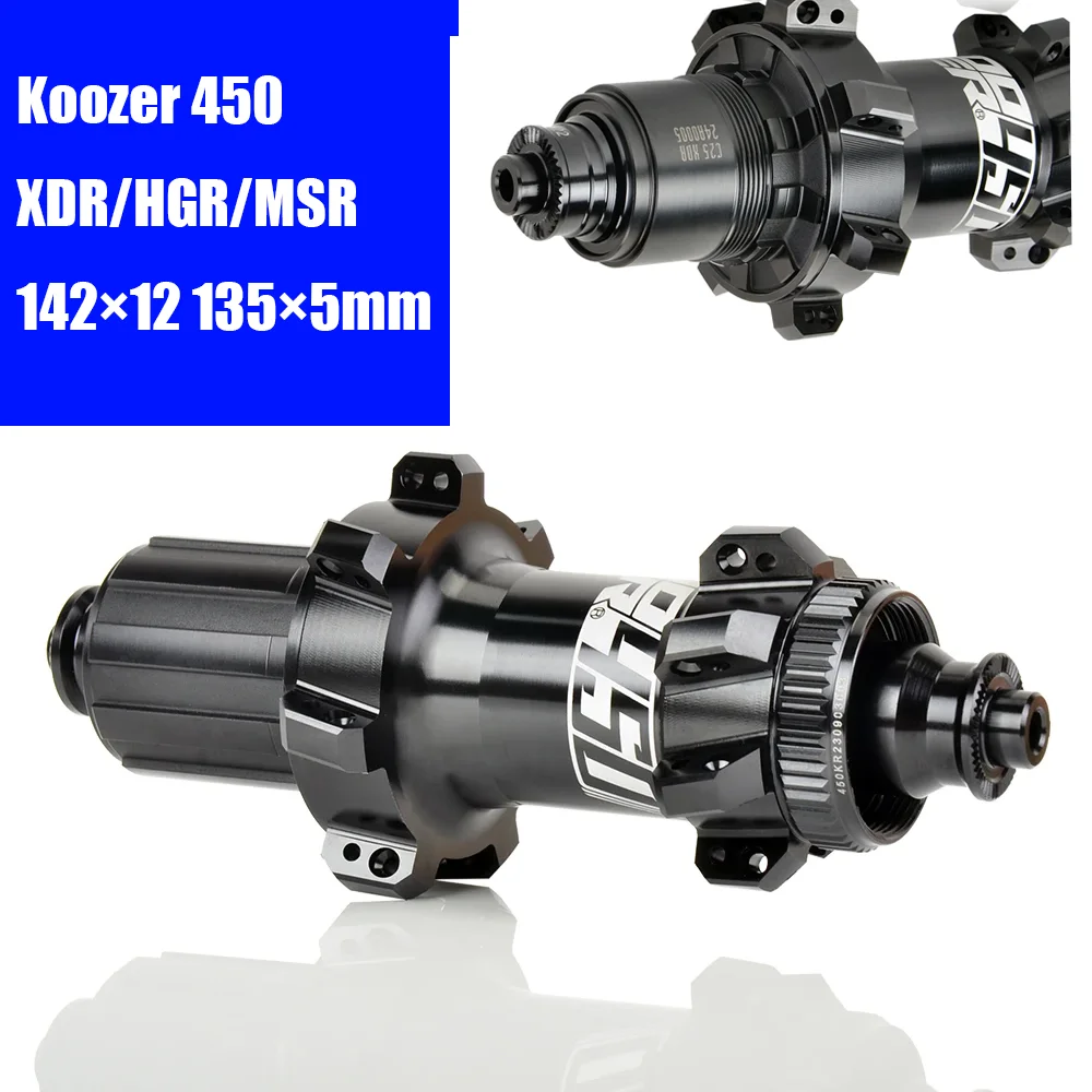 

Koozer 450 for Mountain Bike Hubs 28 Hole Center Lock Straight Pull 5x135mm QR 12x142 By HGR XDR MSR 11 12s Bicycle Hub Parts