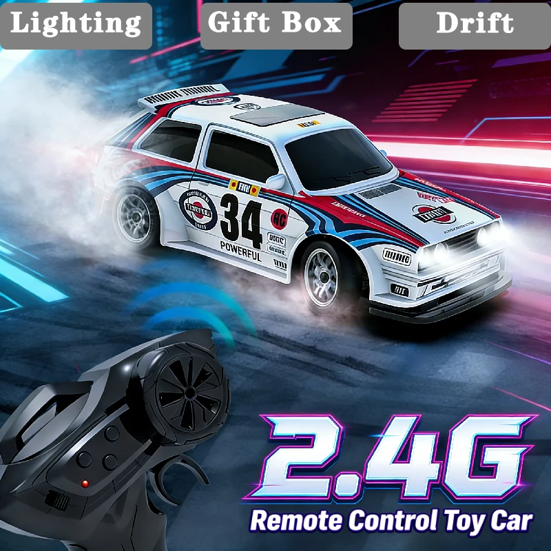 

Полноприводная радиоуправляемая машинка 1:64 для дрифта, высокоскоростная, соревновательная, KF34, подарок на Новый год