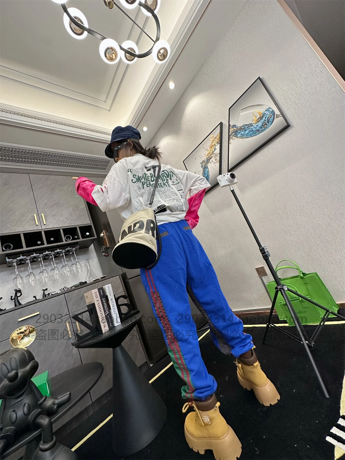 Imagem -05 - Calça Feminina Reta de Cintura Alta Calça Cargo Solta Calça Casual Que Combina com Tudo Estilo Coreano Nova para Primavera e Outono 2023