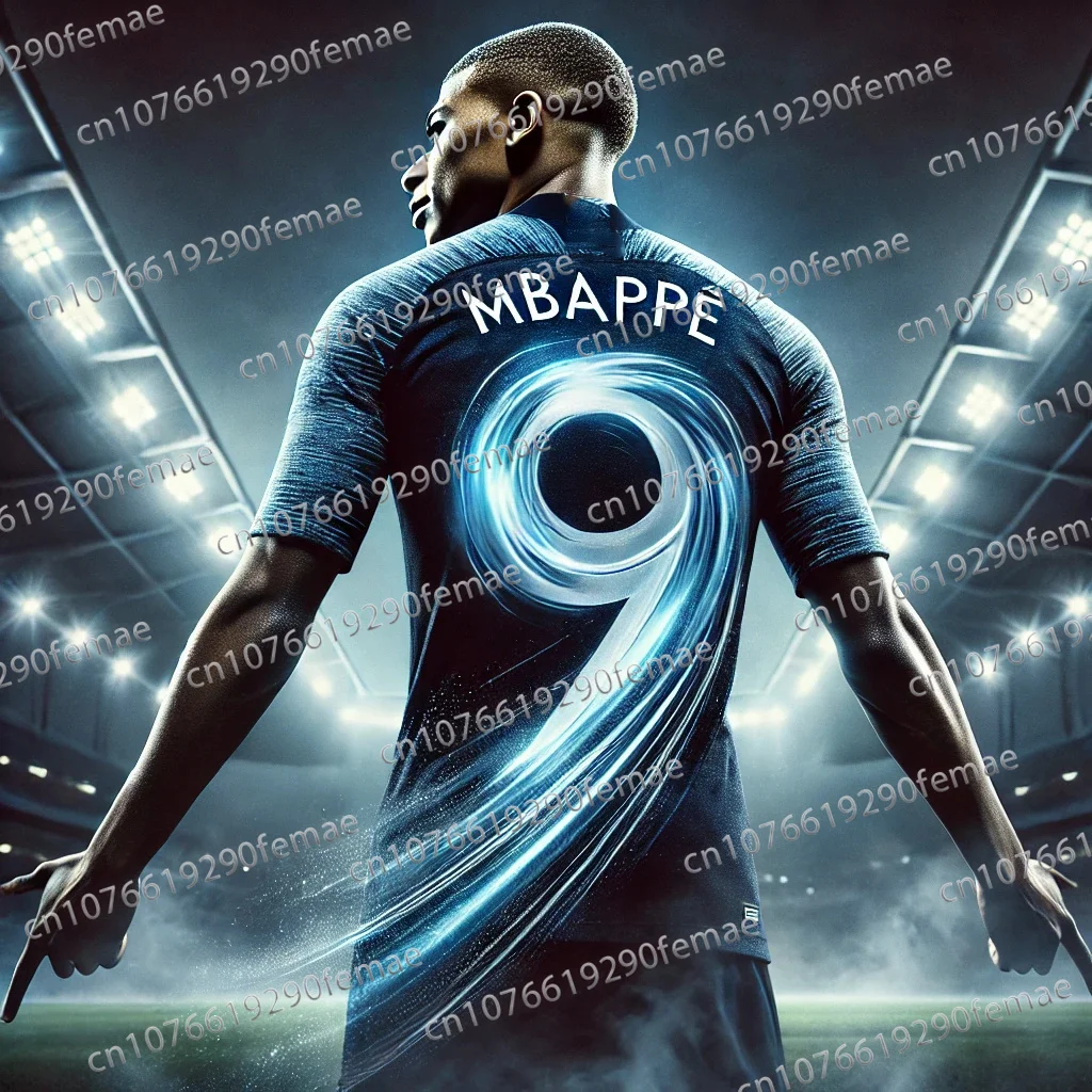 2024/25 Mbappe Football Match Training Shirt Daily Sports Breathable Sweat wicking Quick drying Jersey