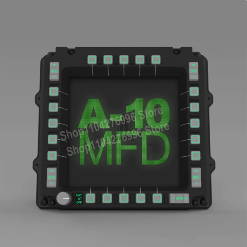 

For DCS Falcon BMS Flight Simulation Game TFT Full Color Screen DPI PC USB F10 MFD Cockpit Flight Simulator MFD Meter