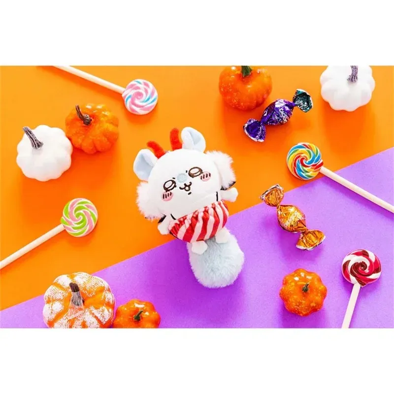 Kawaii Chiikawa USAGI Plush Doll Keychain Cute Halloween Flying Squirrel Plushies Toy Pendant Accessories Gifts