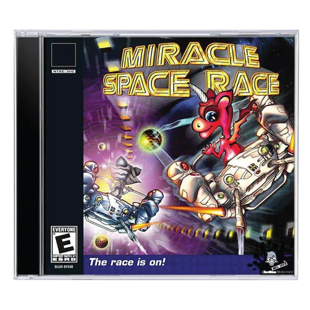 

PS1 Miracle Space Race With Manual Disc Copy Game Unlock Console Station1 Retro Optical Driver Video Game Parts