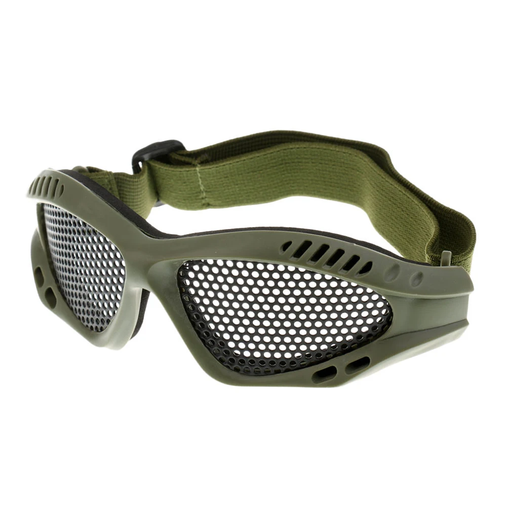 Goggles Eyewear Metal Mesh 0-type Anti-shock Protective Glasses  Fan Equipment For Outdoor Cs Game