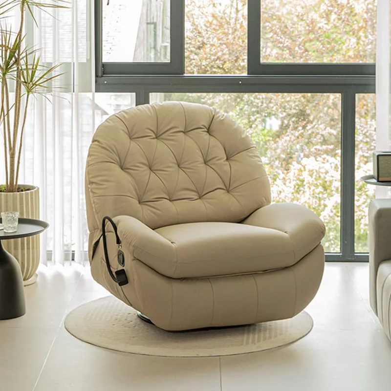 Electric multifunctional recliner lounge chair casual sleeping seat lazy first class sofa cabin living room home single sofa