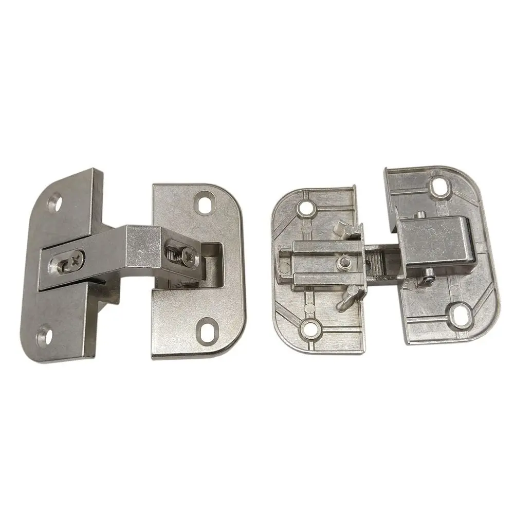 

Heavy Duty Cabinet Hinges Standard Size Zinc Alloy Corner Cabinet Hinges Load-Bearing Adjustable Mechanism Door Hinges