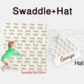 Swaddle and Hat